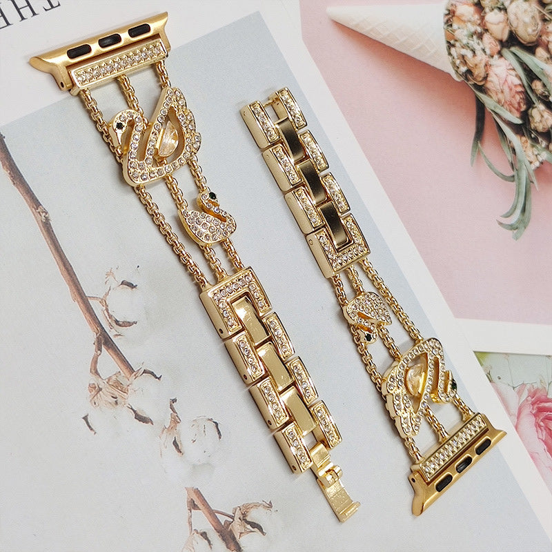 Crystal Charm Apple Watch Band