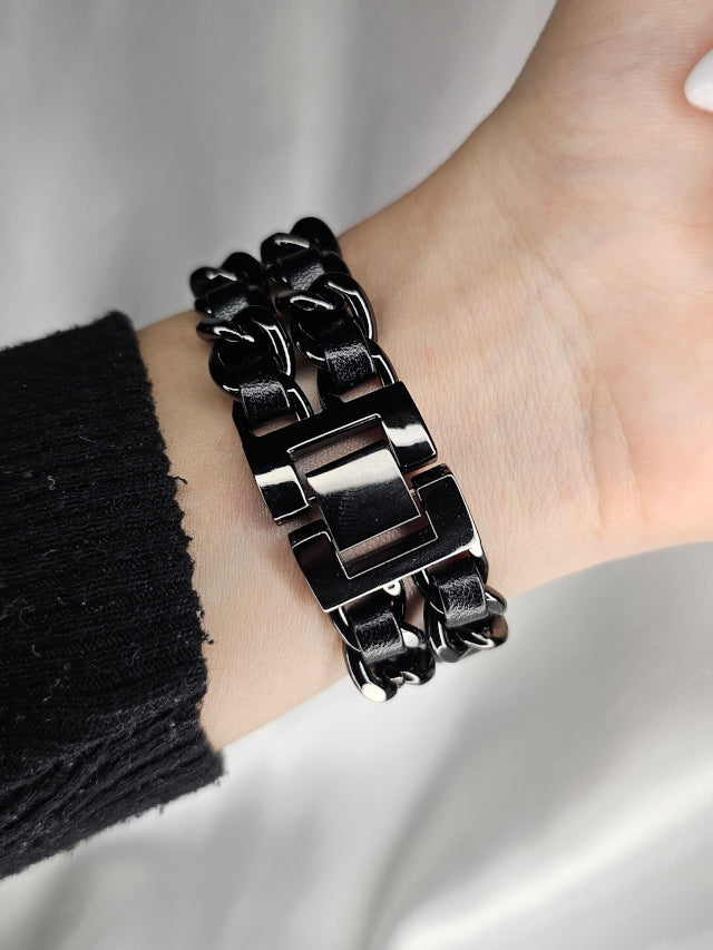 Black Roll Apple Watch Band