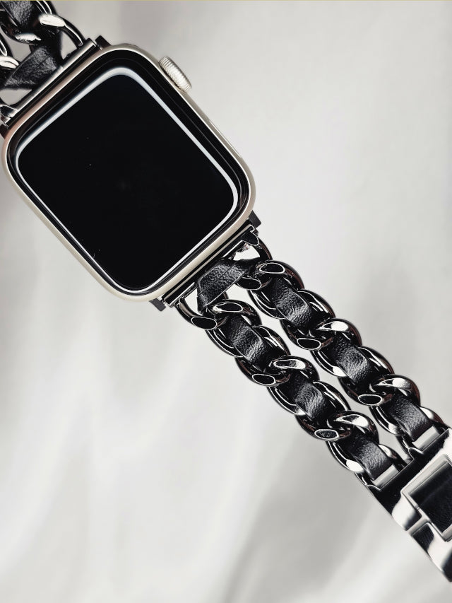 Black Roll Apple Watch Band