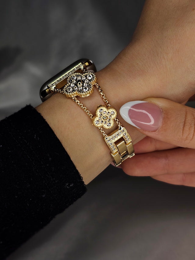 Clover Crystal Apple Watch Band
