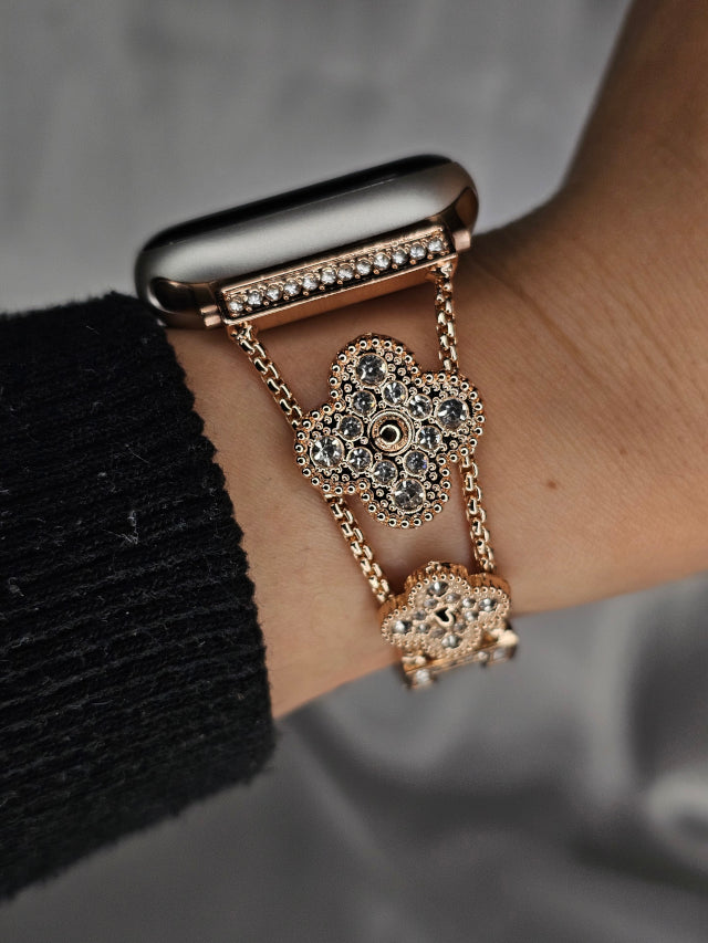 Clover Crystal Apple Watch Band