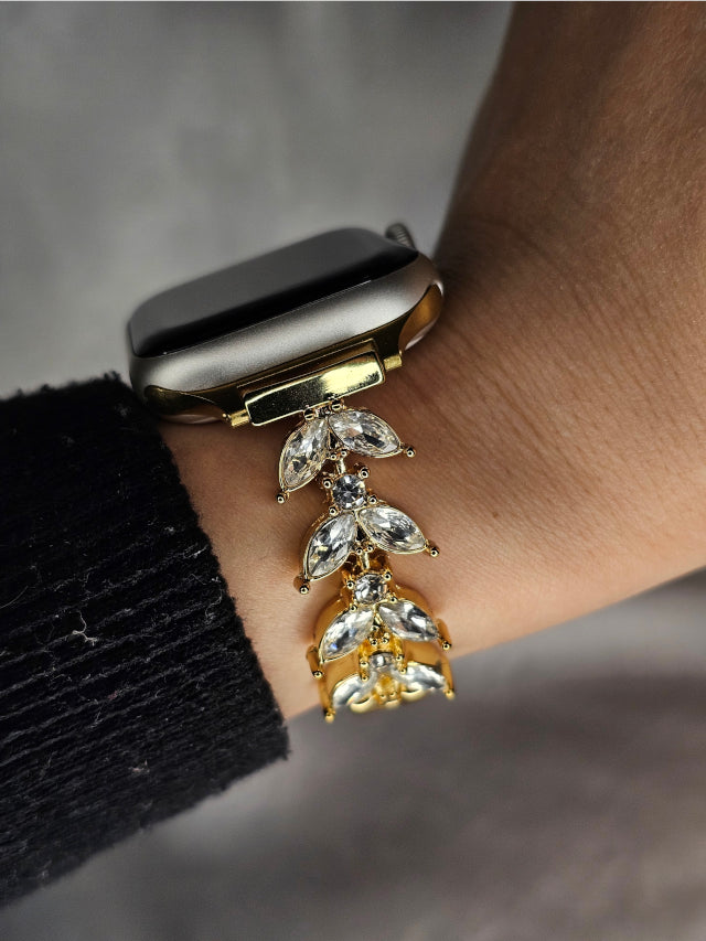 Crystal Bloom Apple Watch Band