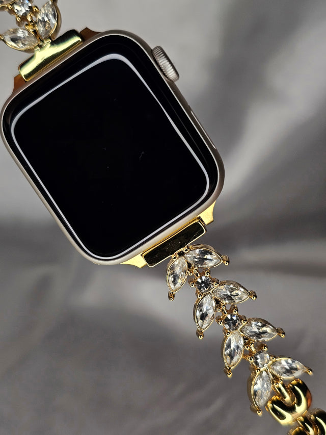 Crystal Bloom Apple Watch Band