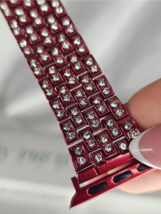Red Diamond Apple Watch Band
