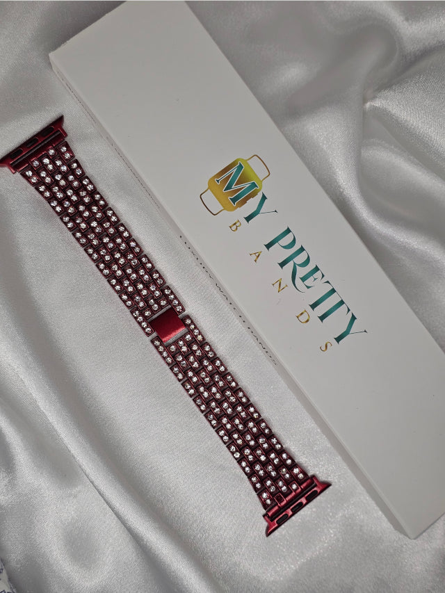 Red Diamond Apple Watch Band