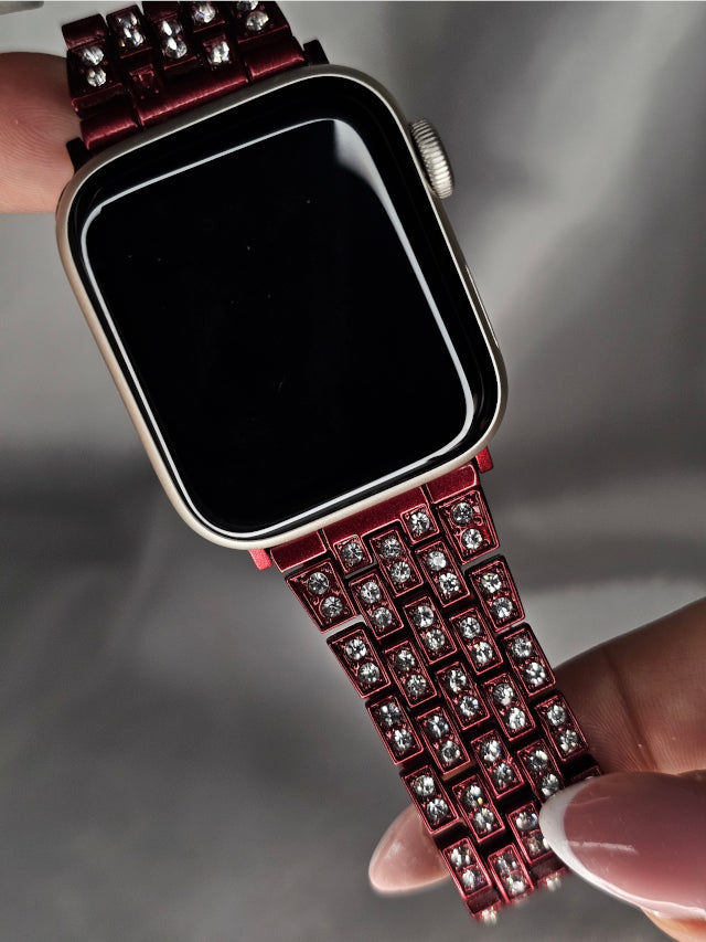 Red Diamond Apple Watch Band