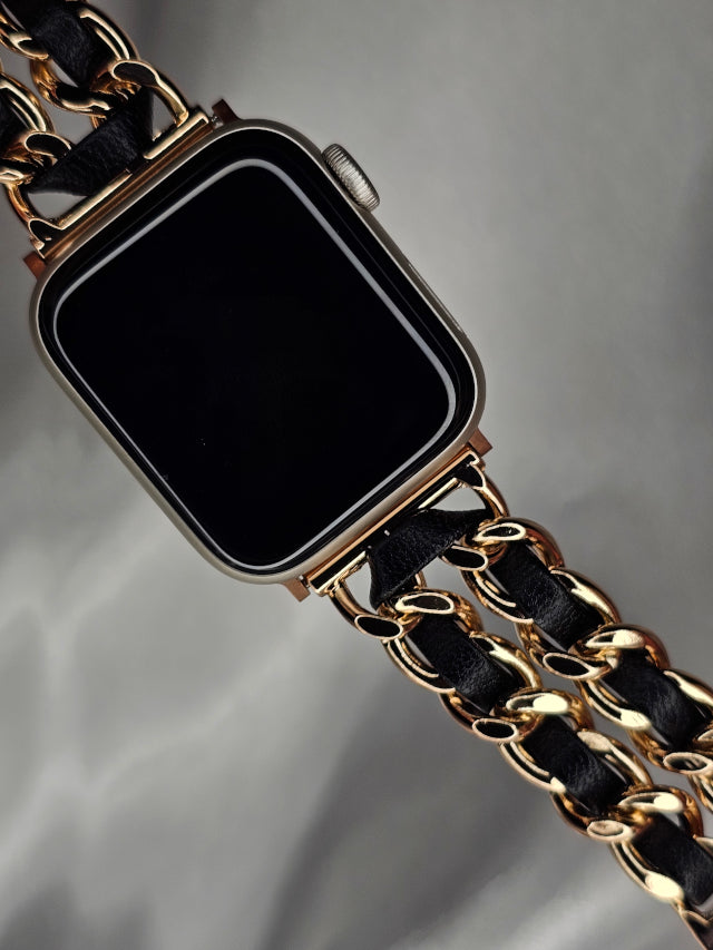 Black Roll Apple Watch Band
