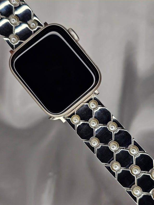 White Pearl Apple Watch Band