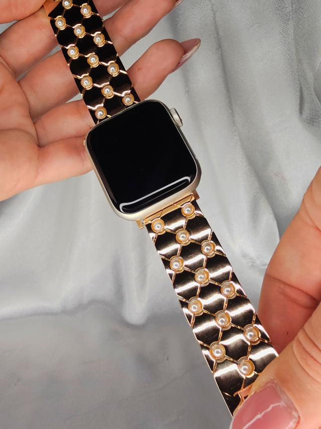 White Pearl Apple Watch Band