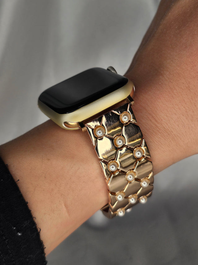 White Pearl Apple Watch Band
