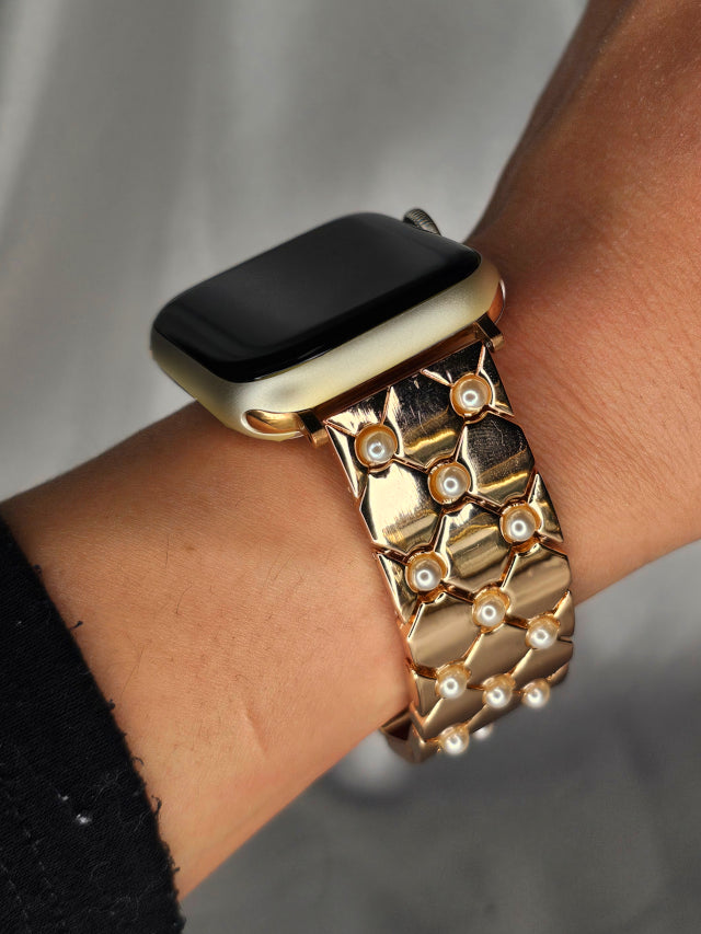 White Pearl Apple Watch Band